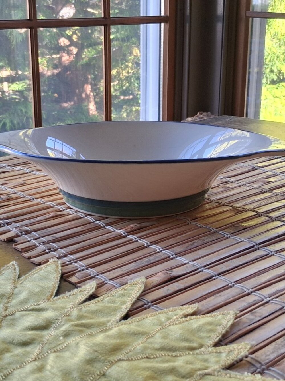 Pfaltzgraff Stoneware OCEAN BREEZE Au Gratin Oven Microwave Safe USA